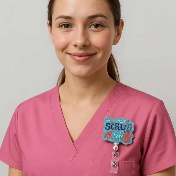 Nurse Life Badge Reel - Picture 2 of 5